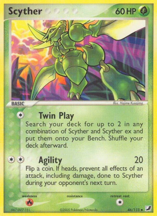 Pokemon Scyther 46/115 Unseen Forces