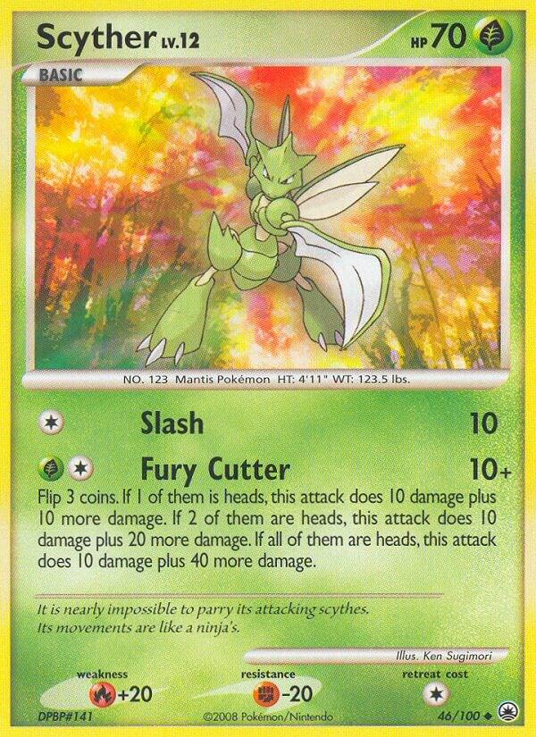 Pokemon Scyther 46/100 Majestic Dawn