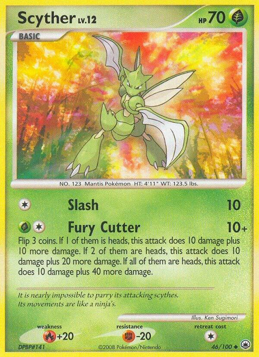 Pokemon Scyther 46/100 Majestic Dawn