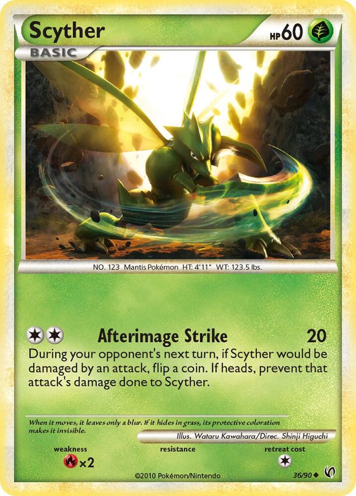 Pokemon Scyther 36/90 Undaunted
