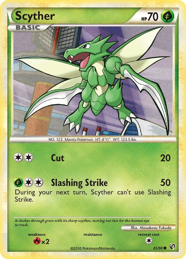 Pokemon Scyther 65/90 Undaunted