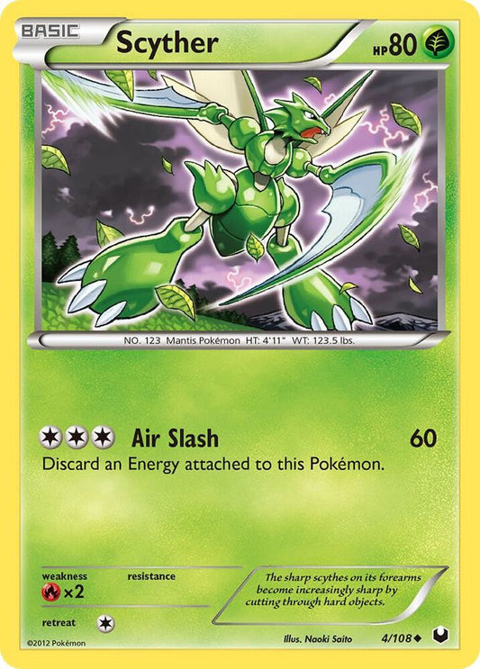 Pokemon Scyther 4/108 Dark Explorers