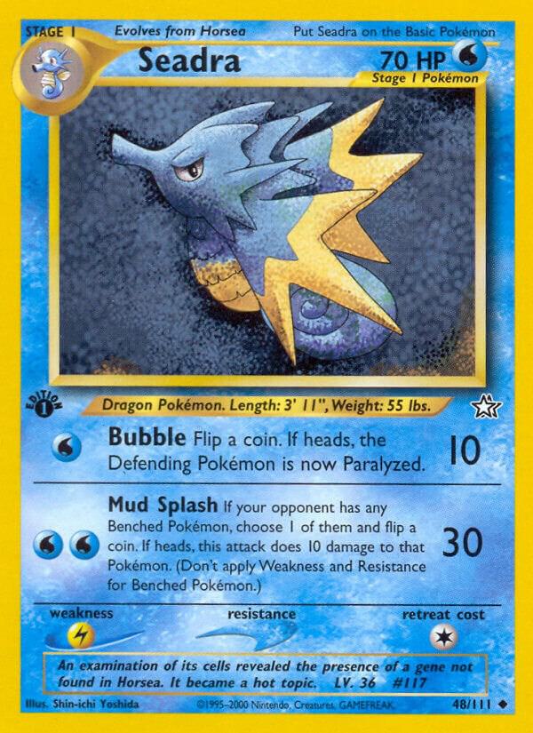 Pokemon Seadra # 48 Neo Genesis