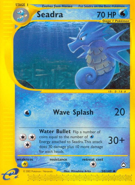 Pokemon Seadra 58/147 Aquapolis