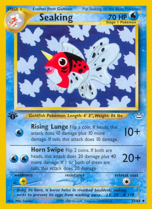 Pokemon Seaking 37/64 Neo Revelation