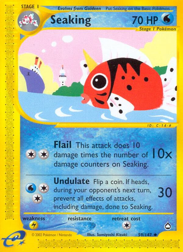 Pokemon Seaking 59/147 Aquapolis