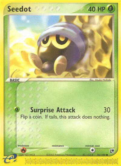 Pokemon Seedot 76/100 Sandstorm