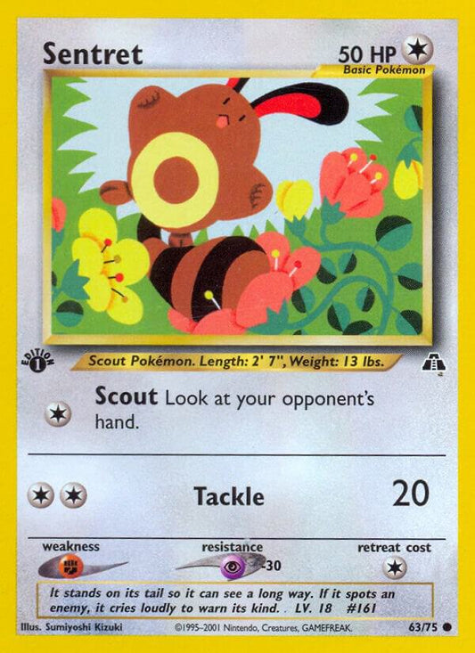 Pokemon Sentret 63/75 Neo Discovery