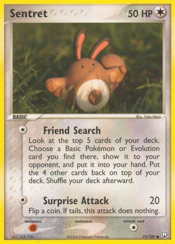 Pokemon Sentret 75/109 Team Rocket Returns
