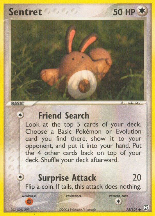 Pokemon Sentret 75/109 Team Rocket Returns