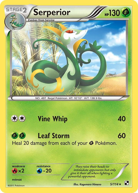 Pokemon Serperior 5/114 Black & White