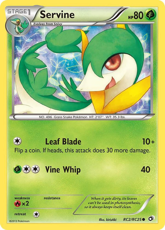 Pokemon Servine RC2/RC25 Legendary Treasures