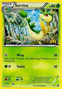 Pokemon Servine 1/12 Mcdonald's Collection 2012