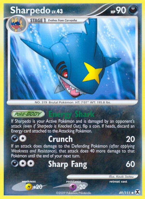 Pokemon Sharpedo 49/111 Rising Rivals