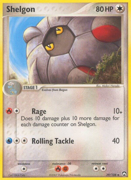 Pokemon Shelgon 39/108 Power Keepers