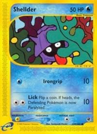 Pokemon Shellder 129/165 Expedition Base Set