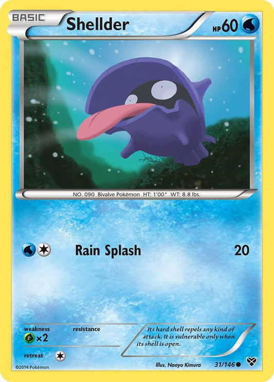 Pokemon Shellder 31/146 XY