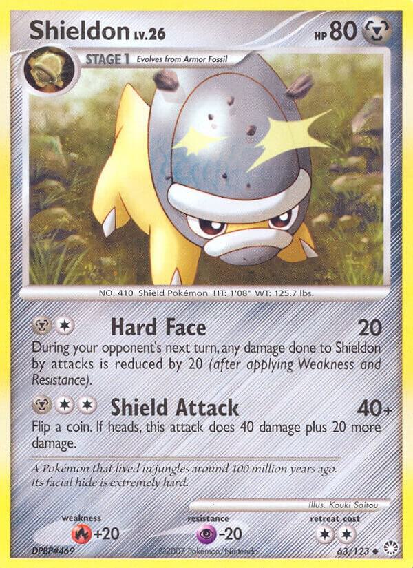 Pokemon Shieldon 63/123 Mysterious Treasures