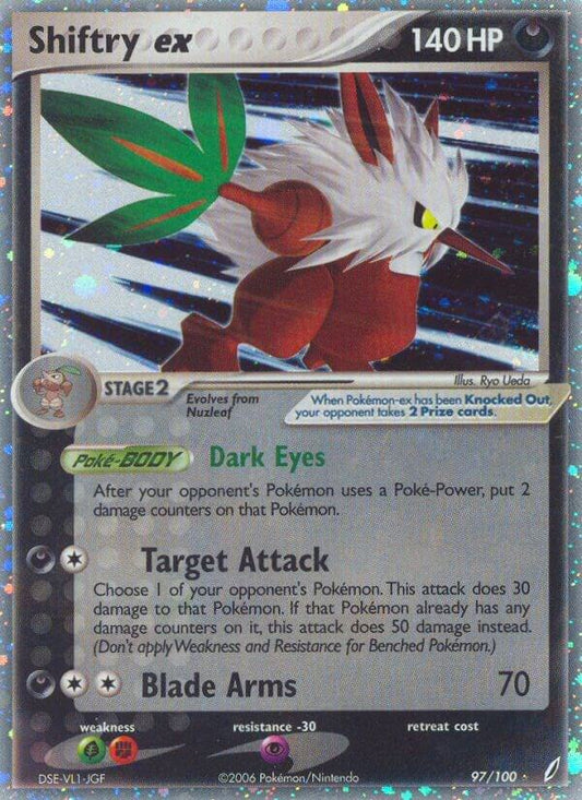 Pokemon Shiftry ex 97/100 Crystal Guardians