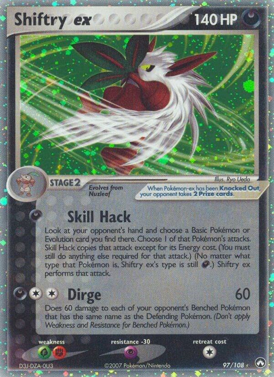 Pokemon Shiftry ex 97/108 Power Keepers