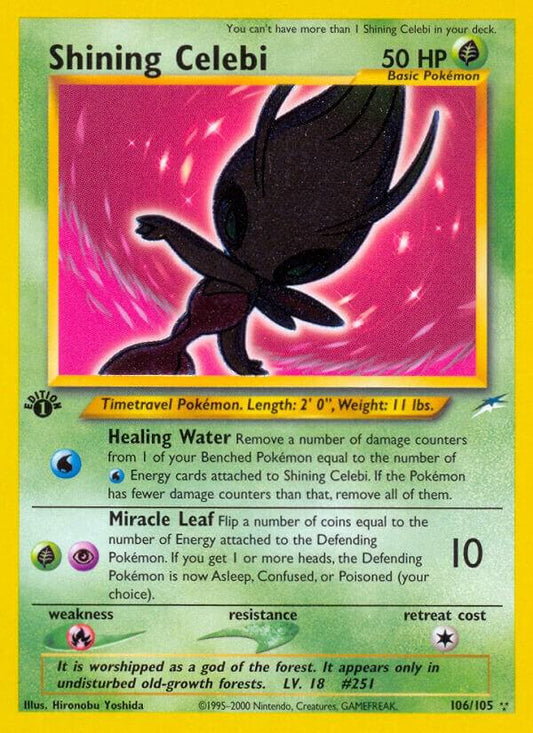 Pokemon Shining Celebi 106/113 Neo Destiny