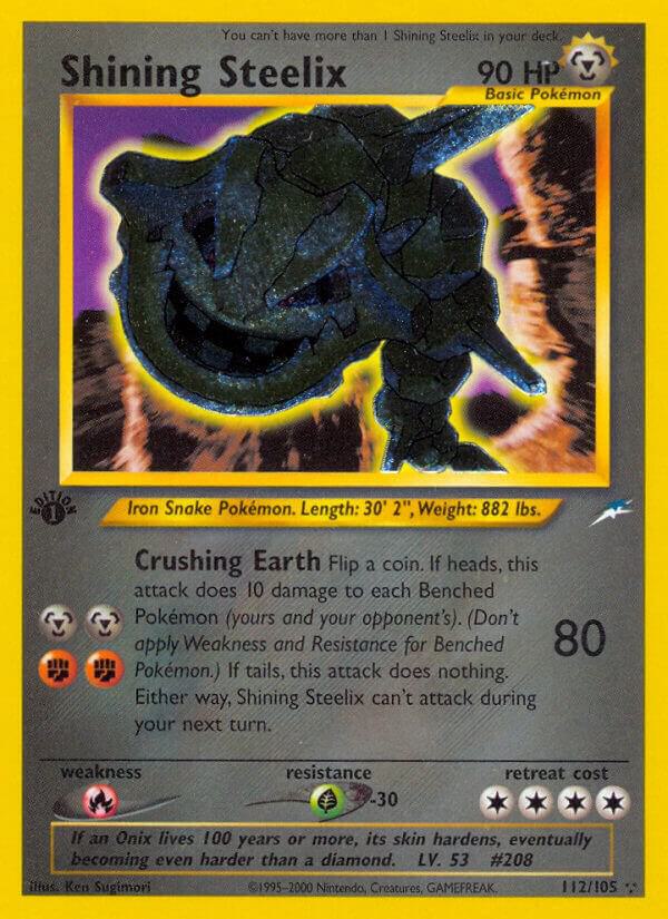 Pokemon Shining Steelix 112/113 Neo Destiny