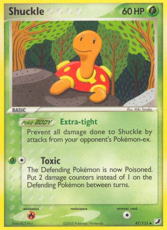 Pokemon Shuckle 47/115 Unseen Forces