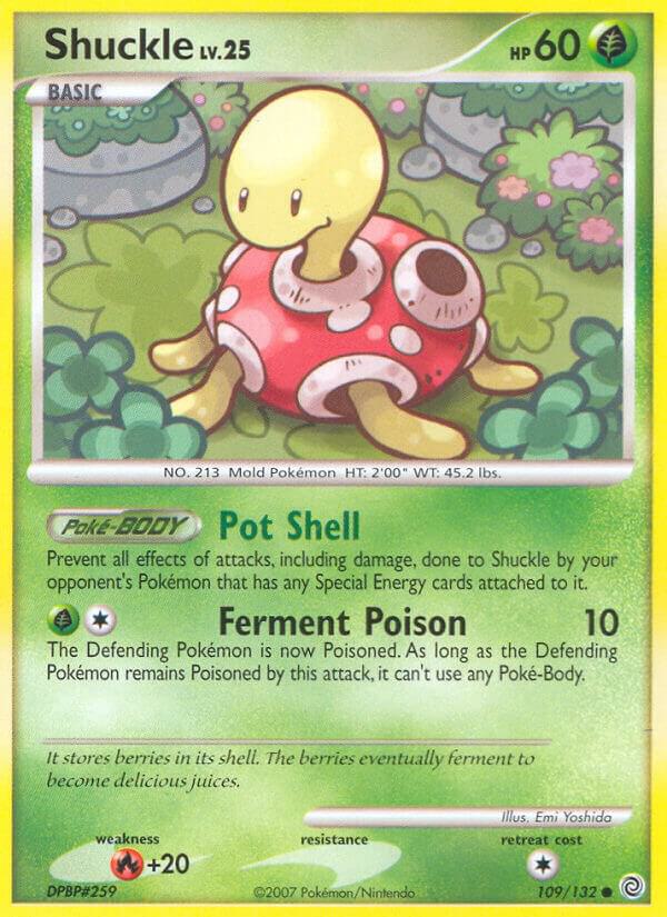 Pokemon Shuckle 109/132 Secret Wonders