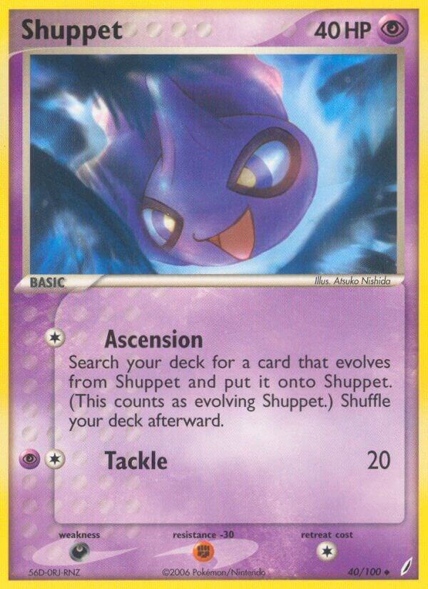 Pokemon Shuppet 40/100 Crystal Guardians