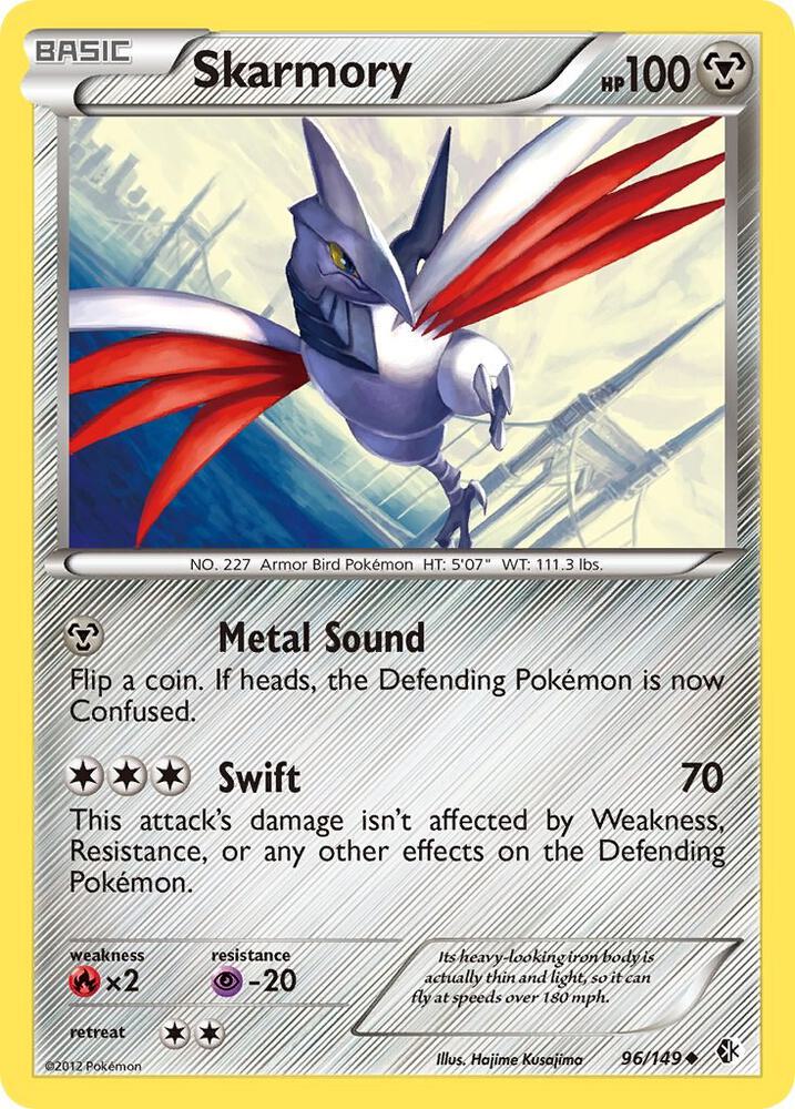 Pokemon Skarmory 96/149 Boundaries Crossed