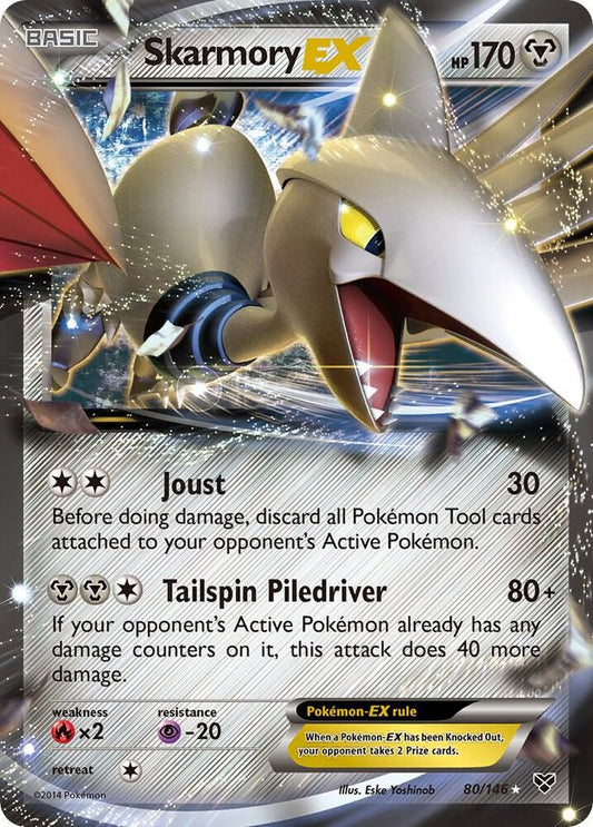 Pokemon Skarmory EX 80/146 XY