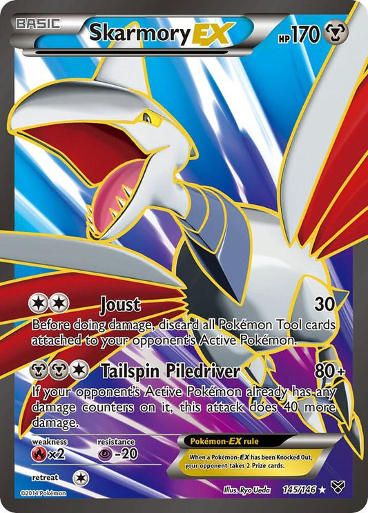 Pokemon Skarmory EX 145/146 XY