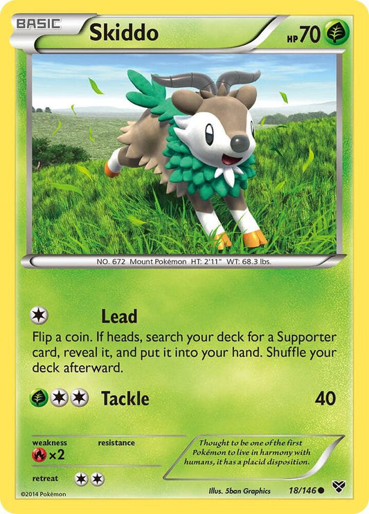 Pokemon Skiddo 18/146 XY