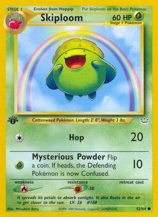 Pokemon Skiploom 52/64 Neo Revelation