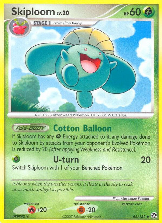 Pokemon Skiploom 65/132 Secret Wonders