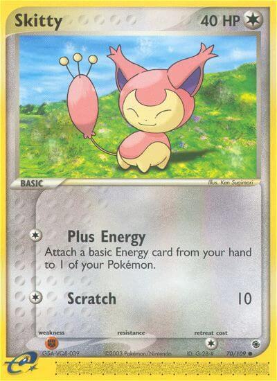 Pokemon Skitty 70/109 EX Ruby & Sapphire