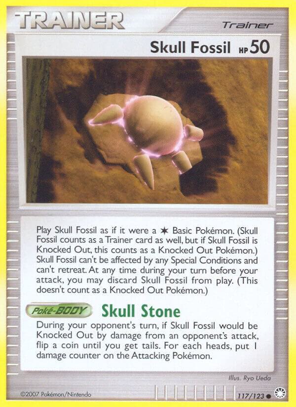 Pokemon Skull Fossil 117/123 Mysterious Treasures
