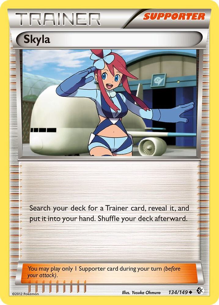 Pokemon Skyla 134/149 Boundaries Crossed