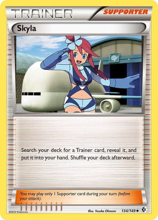 Pokemon Skyla 134/149 Boundaries Crossed