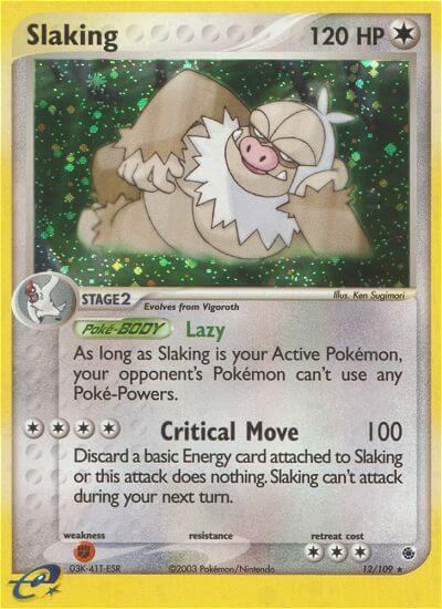 Pokemon Slaking 12/109 EX Ruby & Sapphire