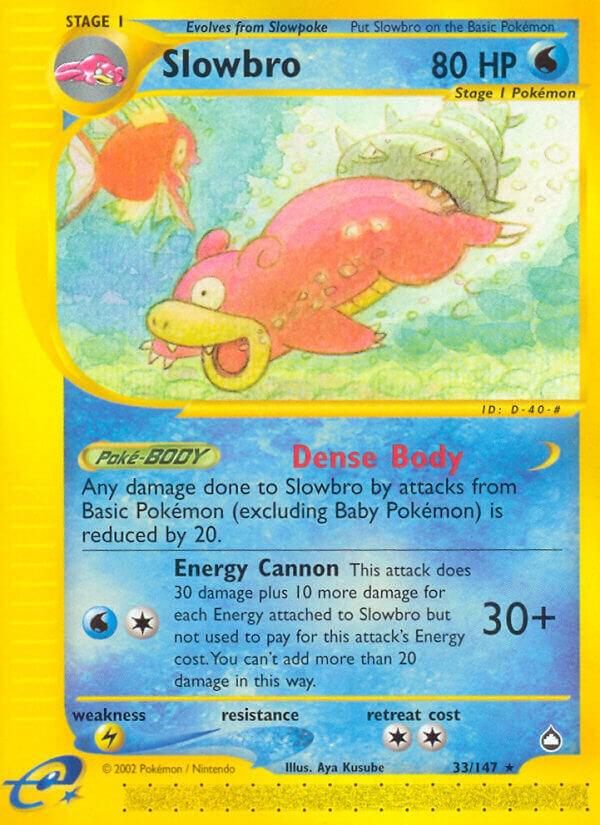 Pokemon Slowbro 33/147 Aquapolis