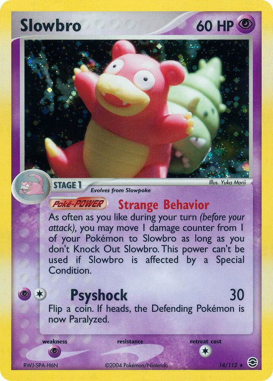 Pokemon Slowbro 14/112 FireRed & LeafGreen