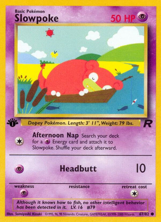 Pokemon Slowpoke #67 Team Rocket