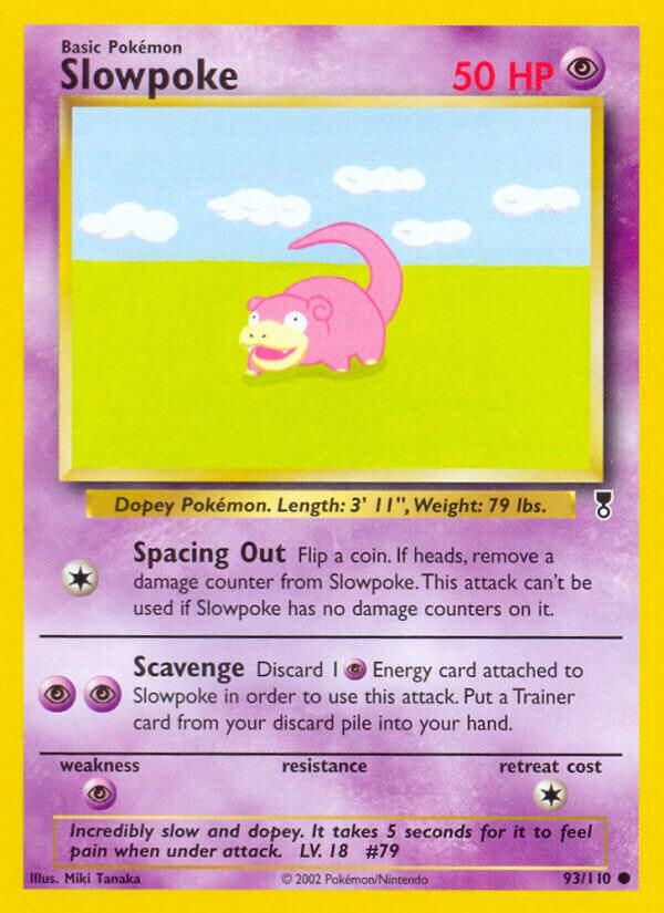 Pokemon Slowpoke 93/110 Legendary Collection
