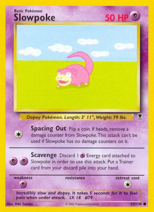 Pokemon Slowpoke 93/110 Legendary Collection