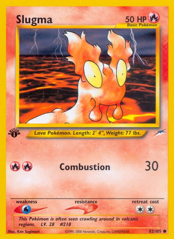 Pokemon Slugma 82/105 Neo Destiny