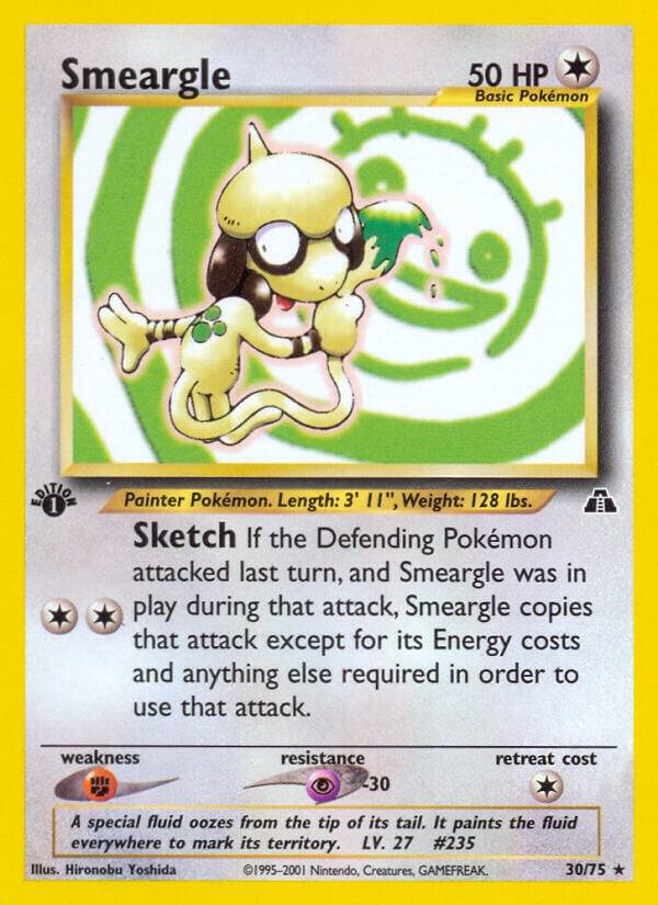 Pokemon Smeargle 30/75 Neo Discovery