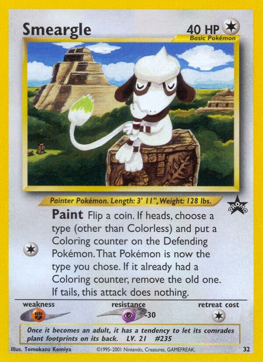 Pokemon Smeargle #32 WOTC Promo