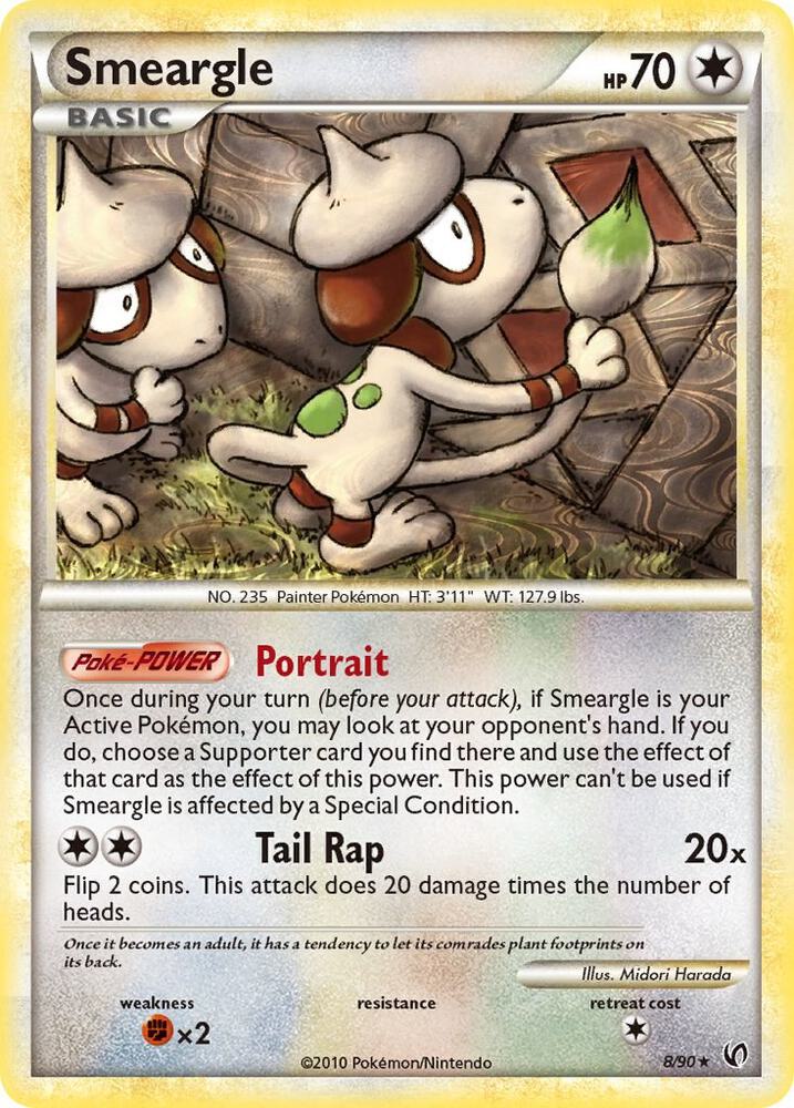 Pokemon Smeargle 8/90 Undaunted