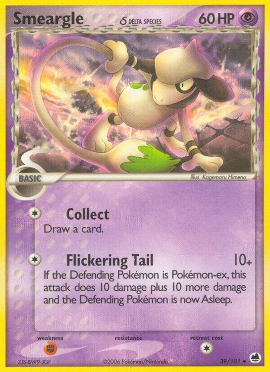 Pokemon Smeargle δ 39/101 Dragon Frontiers